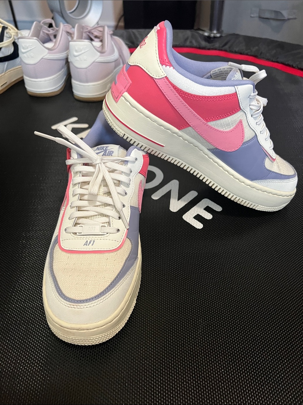 Nike women’s AirForce 1 White Cream Inner Tongue Label Detail